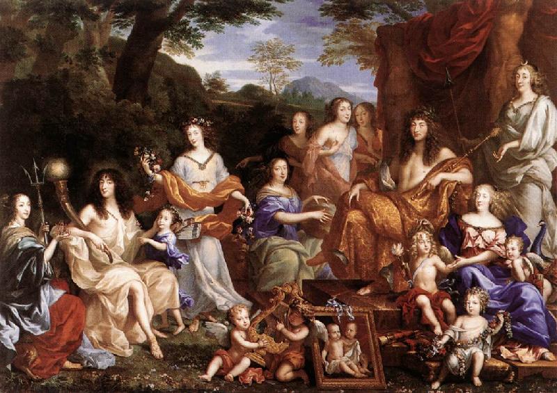 NOCRET, Jean The Family of Louis XIV a China oil painting art